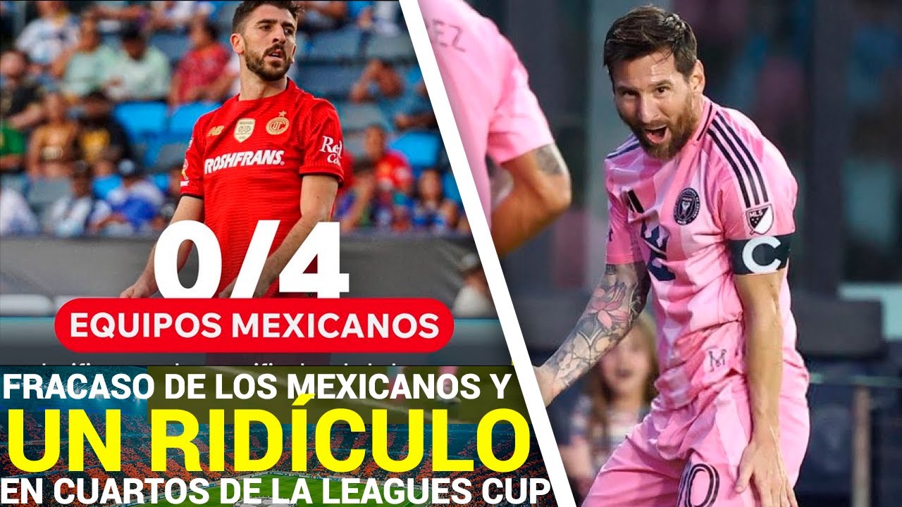 La liga MX da verguenza despues del RIDICULO en Leagues Cup | La MLS ...