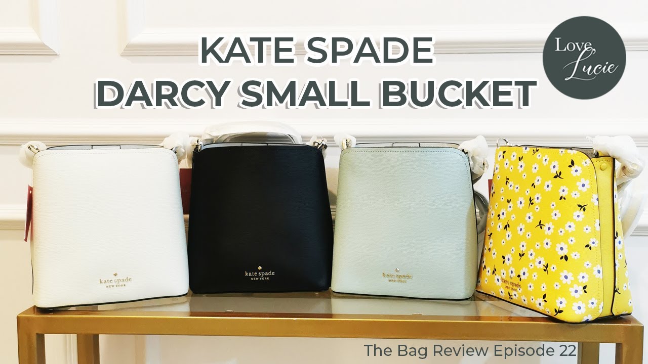 THE BAG REVIEW: KATE SPADE DARCY SMALL BUCKET BAG - YouTube