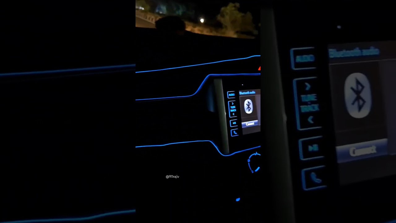 Toyota Innova Crysta With Blue Lights Inside 💙