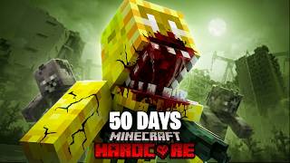 We Spent 50 Days in a Realistic Zombie Apocalypse in Hardcore Minecraft.