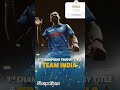 3rd champions trophy for Indian team #cricket #rohitsharma #viratkohli #iccchampionstrophy2025