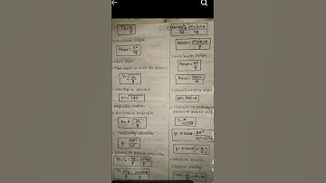 Kinematics class 11 all formulas #physics #class11 #education
