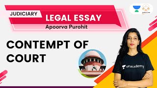 Contempt of Court | Legal Essay | Apoorva Purohit | Linking Laws