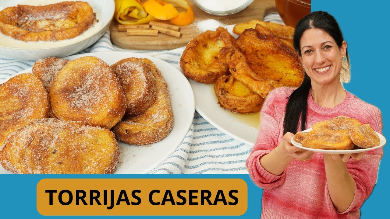 3 RECETAS DE TORRIJAS CASERAS: Tradicionales, en Almíbar y con Leche de Caramelo 😋
