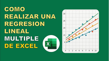 COMO REALIZAR UNA REGRESION LINEAL MULTIPLE EN EXCEL - EJEMPLO DE REGRESION LINEAL MULTIPLE✅