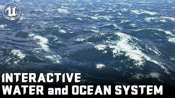 New Water System for Unreal Engine 5.5 - Ocean Shader Preview