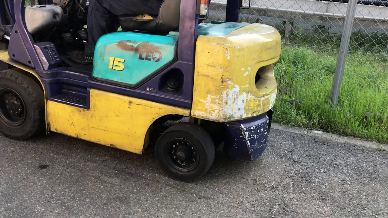 コマツ FG15C-16 ガソリン車 4ⅿマスト – 中古フォークリフト 株式