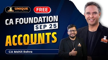 CA Foundation | Accounts | Rectification of Errors -Part 1 | Lecture 35 | CA Mohit Rohra