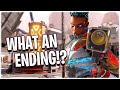 The CRAZIEST ranked ending I've EVER had!! (Apex Legends PS4)