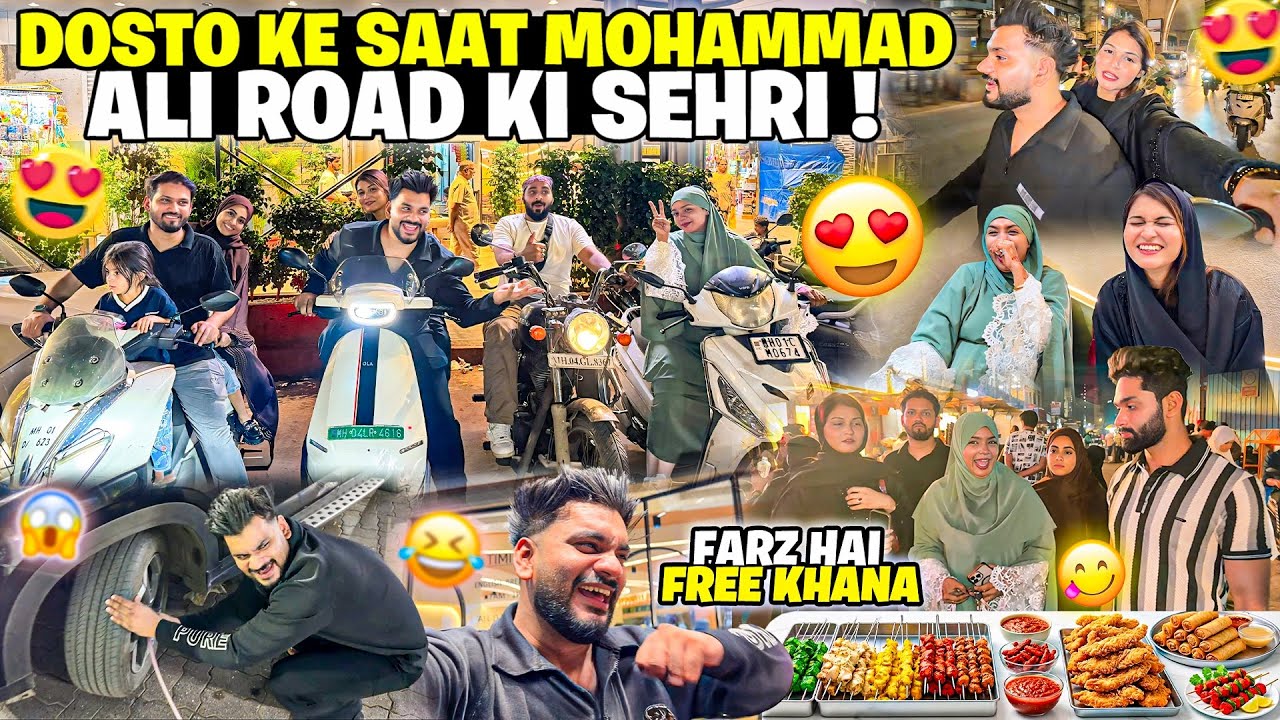 Dosto Ke Saat Mohammad Ali Road Ki Sehri 😍| Farz Hai Free Khana 😂| Fokats | Abresh & Zeeshan