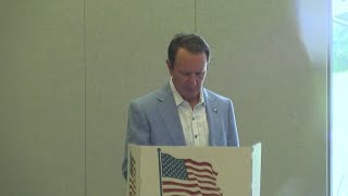 Gov. Landry casts early ballot, defends closed primary system for U.S. Senate race