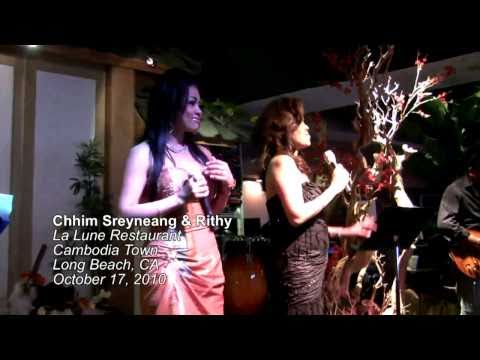 Chhim Sreyneang & Rithy are singing a classic "Bop...