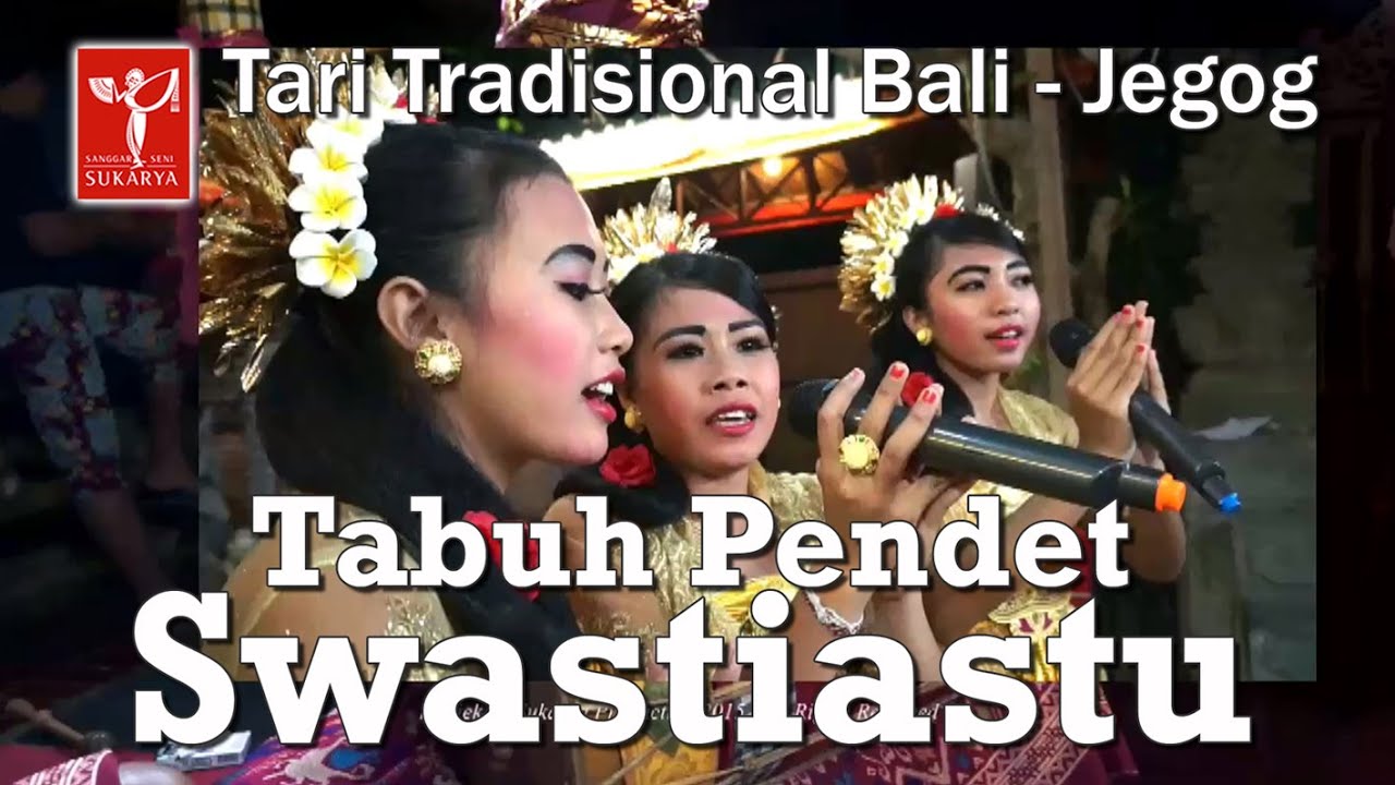 Tabuh Pendet Swastiastu - Tari Tradisional Bali dengan Gambelan Jegog dari Sanggar Seni Sukarya