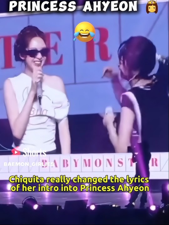 Chiquita new lyrics 😂 #babymonster #shorts #fyp #ahyeon #chiquita