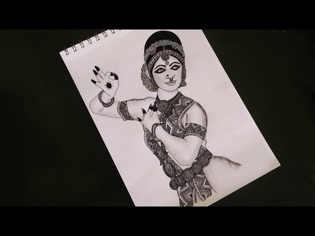 How To Draw Legs Of Classical Dancer || Bharatnatyam Dance Drawing || Easy  Pencil Drawing - YouTube
