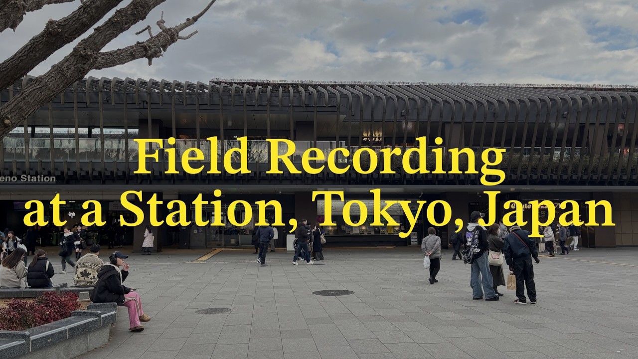 A Station in Tokyo, Japan (Field Recording / Soundscape)