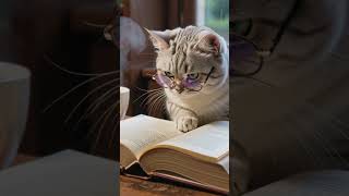 POV: Your cat is more productive than you 📚✨ #focusmusic #music #musicforwork