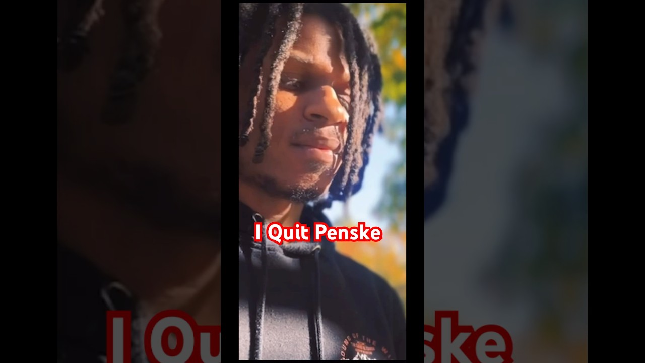 Я ушёл из Penske. 