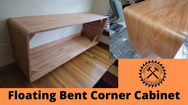 Floating Bent Wood Cabinet (Plywood Challenge/One Board Challenge)