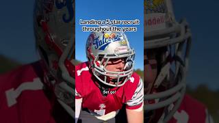 Landing a 5 STAR RECRUIT!⭐️🏈 #football #footballplayer #viralshorts #athlete #touchdown #sports