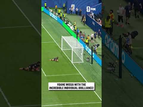A beautiful curler into the bottom corner from Yoane Wissa for DR Congo