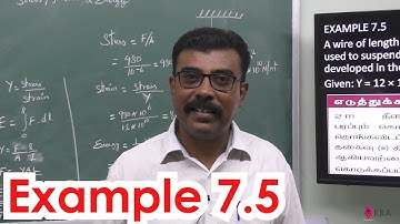 5.Physics | Properties of Matter | Example 7.5