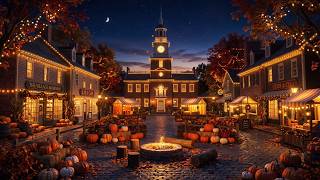 Harvest Festival Cozy Fall Ambience 🍂| Crackling Fire & Crickets | 4 Hours, No Music screenshot 3