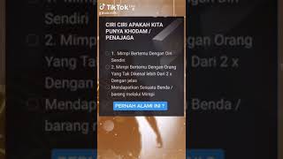 Ciri Ciri Anda Memiliki Khodam  Jin Penddaning