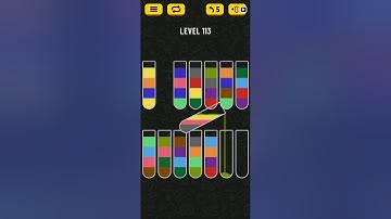 Water sort Puzzle | Level 113 | Gameplay Walkthrough