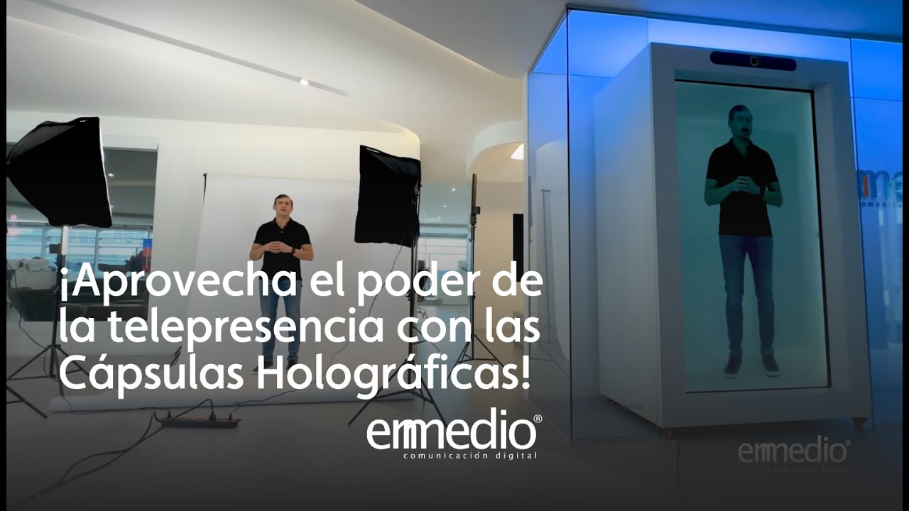 ¡Aprovecha el poder de la telepresencia con las Cápsulas Holográficas!