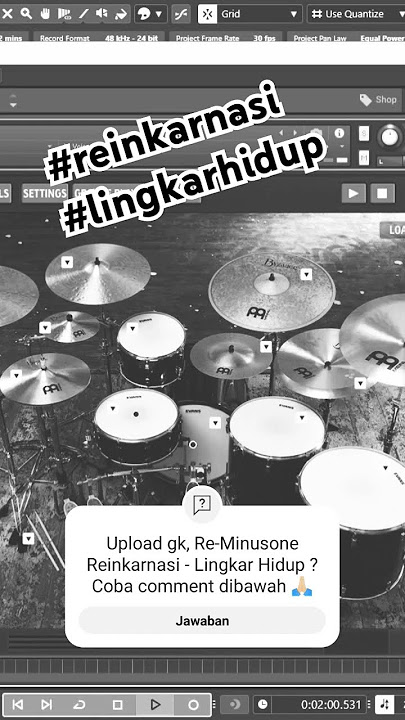 Reinkarnasi - Lingkar Hidup, #reminusone #backingtrack #music #cover #coversong #rockfestival