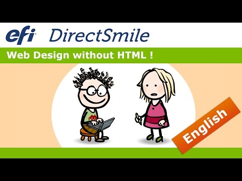 Web Designs without HTML! Use DirectSmile Cross Media Marketing Tool