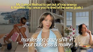 How to Manifest Big Things (Stop Getting Small Results & Shift Into Your Biggest Manifestation Yet)