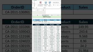 DGET Function in Excel Explained (Get Exact Match Data Instantly) #excel #exceltips