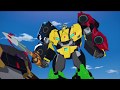 Transformers: Robots in Disguise - Menasor vs Ultra Bee [HD]