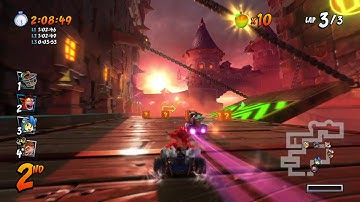 Let’s play Crash Team Racing nitro fueled part 44 (Cortex Castle *trophey race)