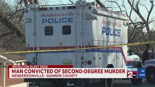 Man convicted of second-degree murder in Hendersonville