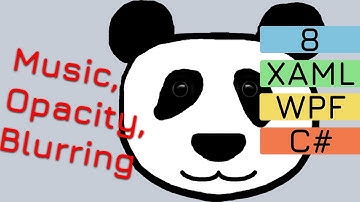 8. Background Music, Opacity and Blur Effect | WPF C# Game Pet