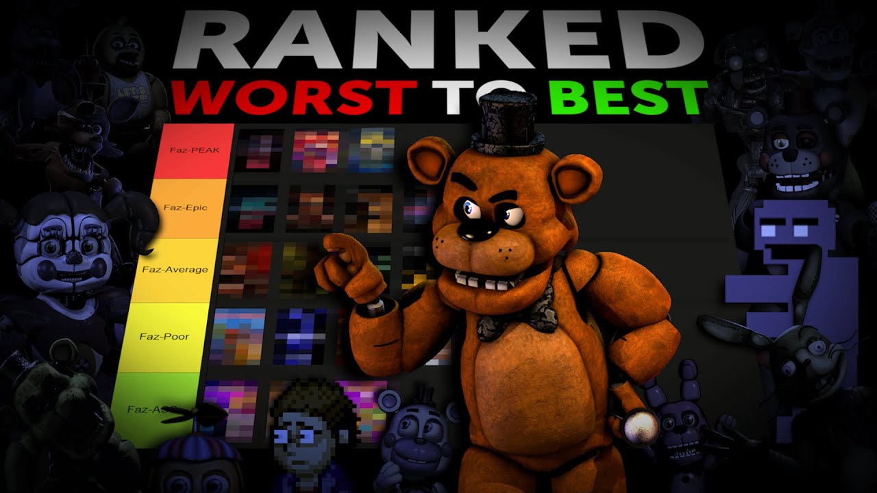 Ranking EVERY FNAF game from WORST to BEST...
