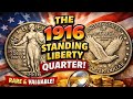 1916 Standing Liberty Quarter 💰 Rare Coin Secrets Revealed | History, Value & Hidden Treasures!