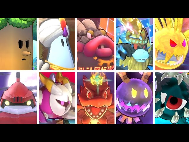 Kirby's Return to Dreamland Deluxe + Magolor Epilogue - All Bosses u0026 EX Bosses class=