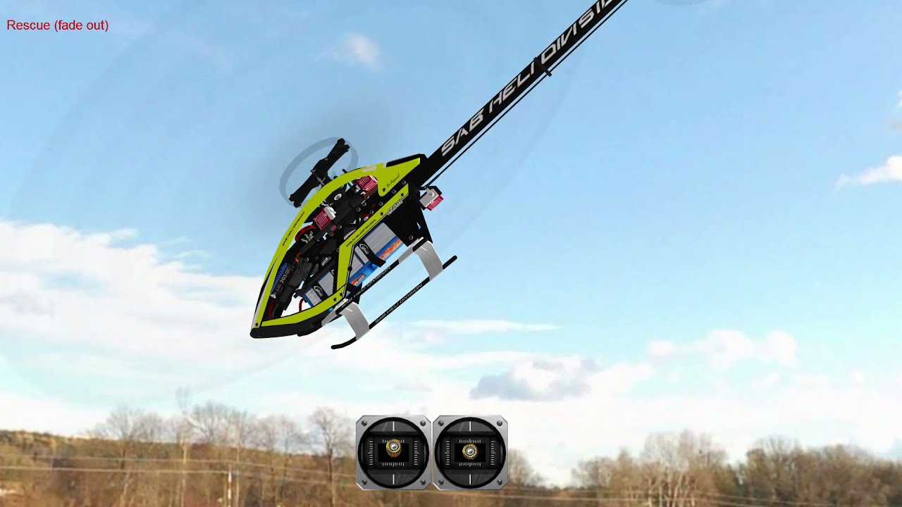 Autorotations with the HELI-X 9.2 simulator.