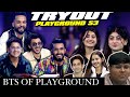 Bts of playground s3   fun with all contestants 