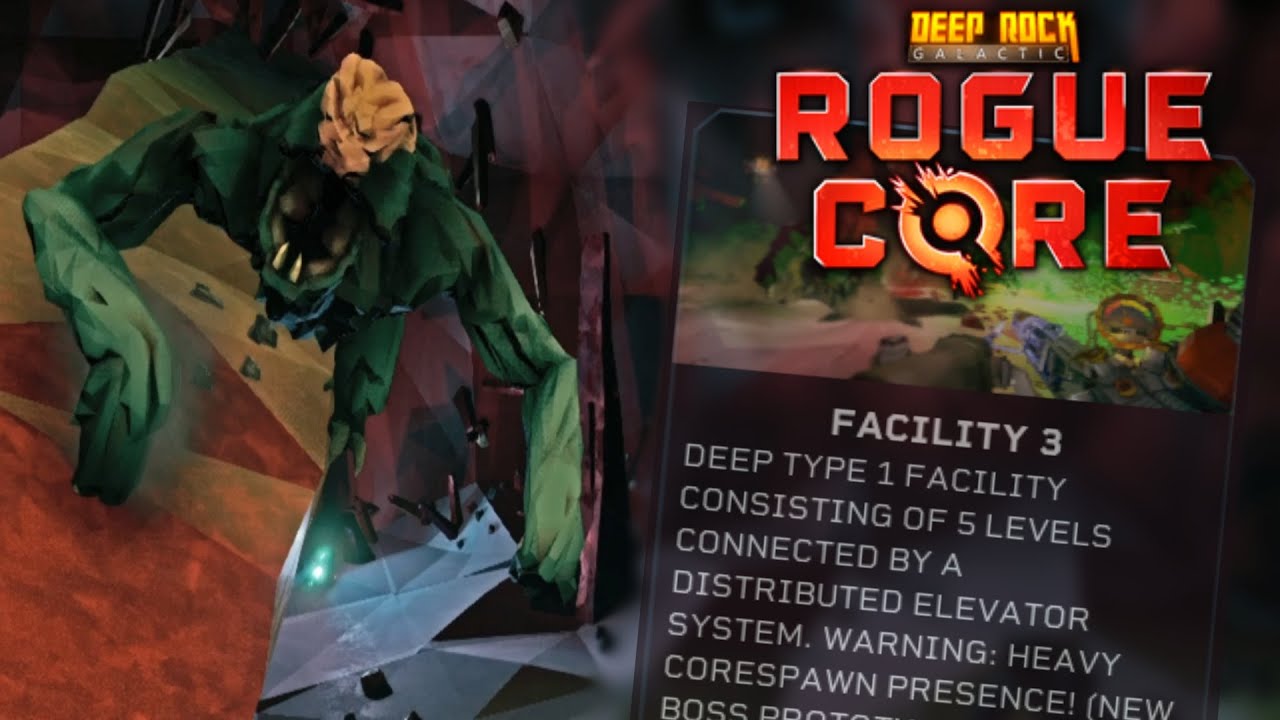 DRG Rogue Core Alpha - Attempting Facility 3 (New Boss)