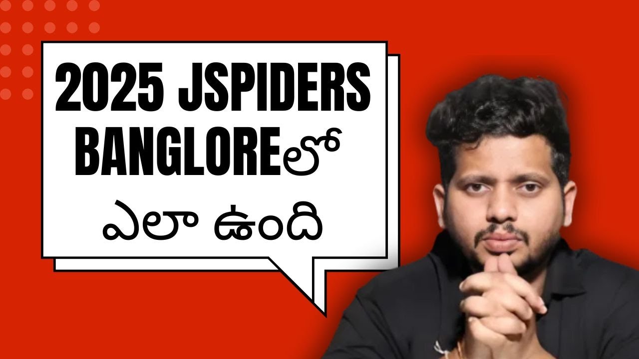 2025 JSpiders Bangloreలో ఎలా ఉంది | Software Institute in Bangalore | Python Coaching in Hyderabad