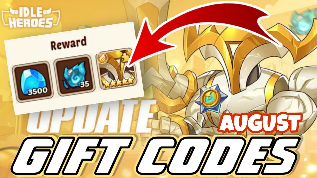 5 New Idle Heroes CODES August 2022 YouTube
