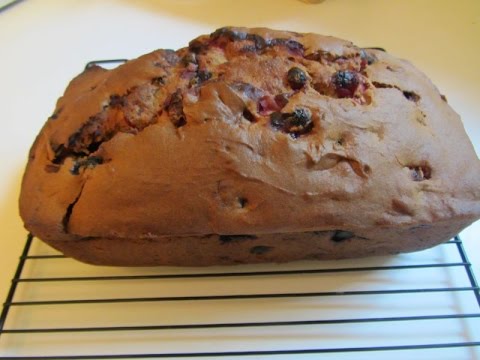 Gluten Free Cranberry and Blueberry Bread