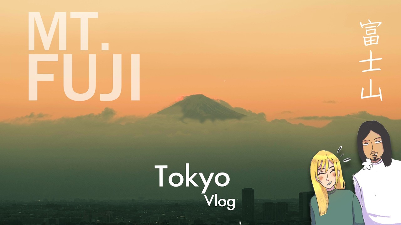 best free Mt. Fuji view in tokyo and the $16 art exhibit (Tokyo Vlog)