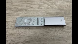How to change batteries on Samsung Smart TV remote