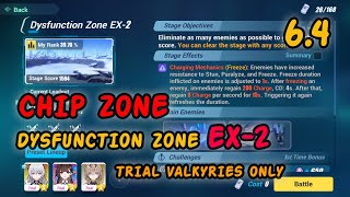 [Honkai Impact 3] (v6.4) Dysfunction Zone Ex-2 Trial Valkyries Only (Chip Space)